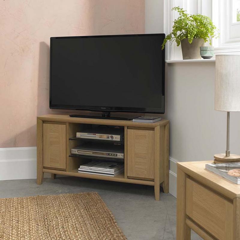 Alesund Oak Corner TV Unit